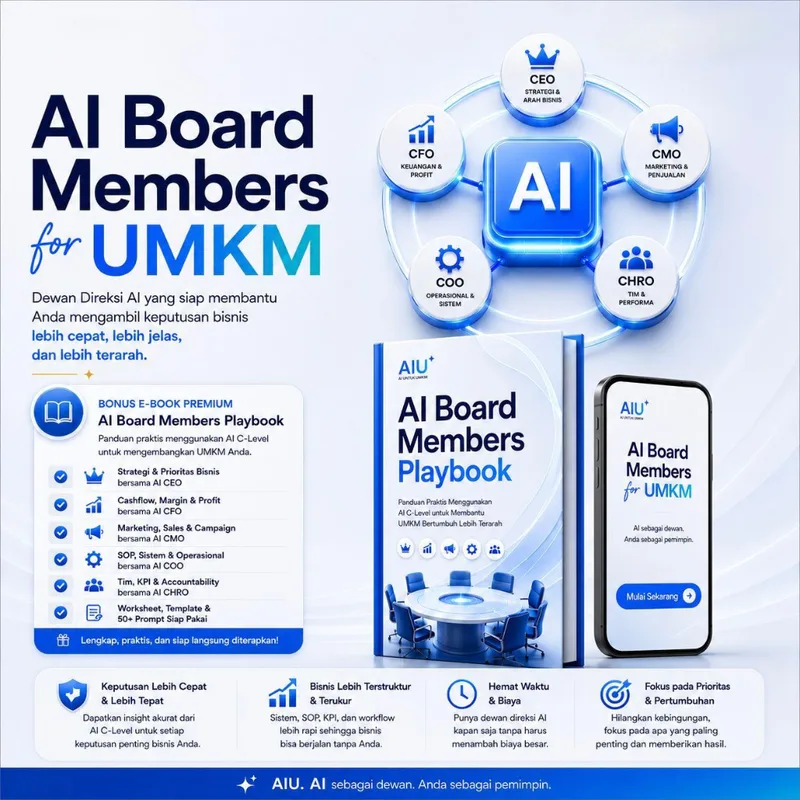 Sampul Dewan Direksi AI untuk Owner UMKM