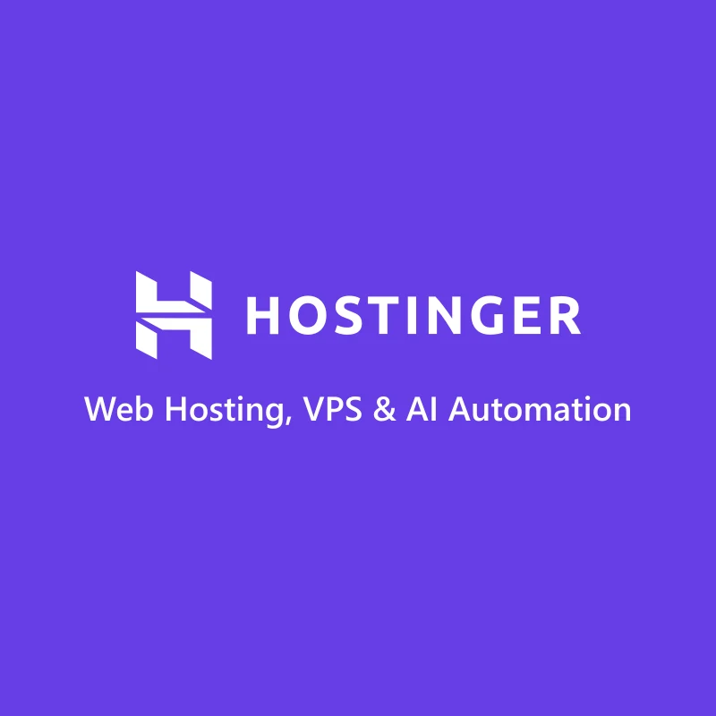 Logo Hostinger: Web Hosting, VPS & AI Automation